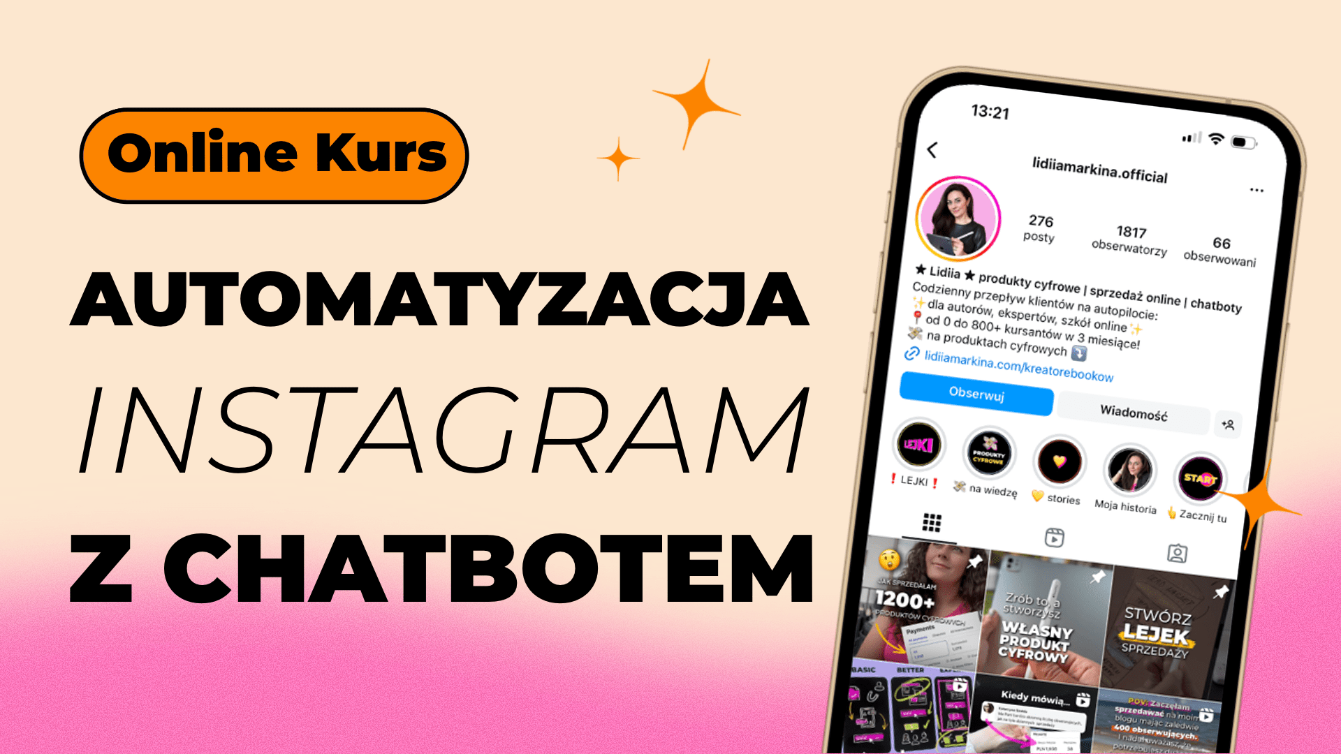 Kurs Online “Automatyzacja Instagram DM”